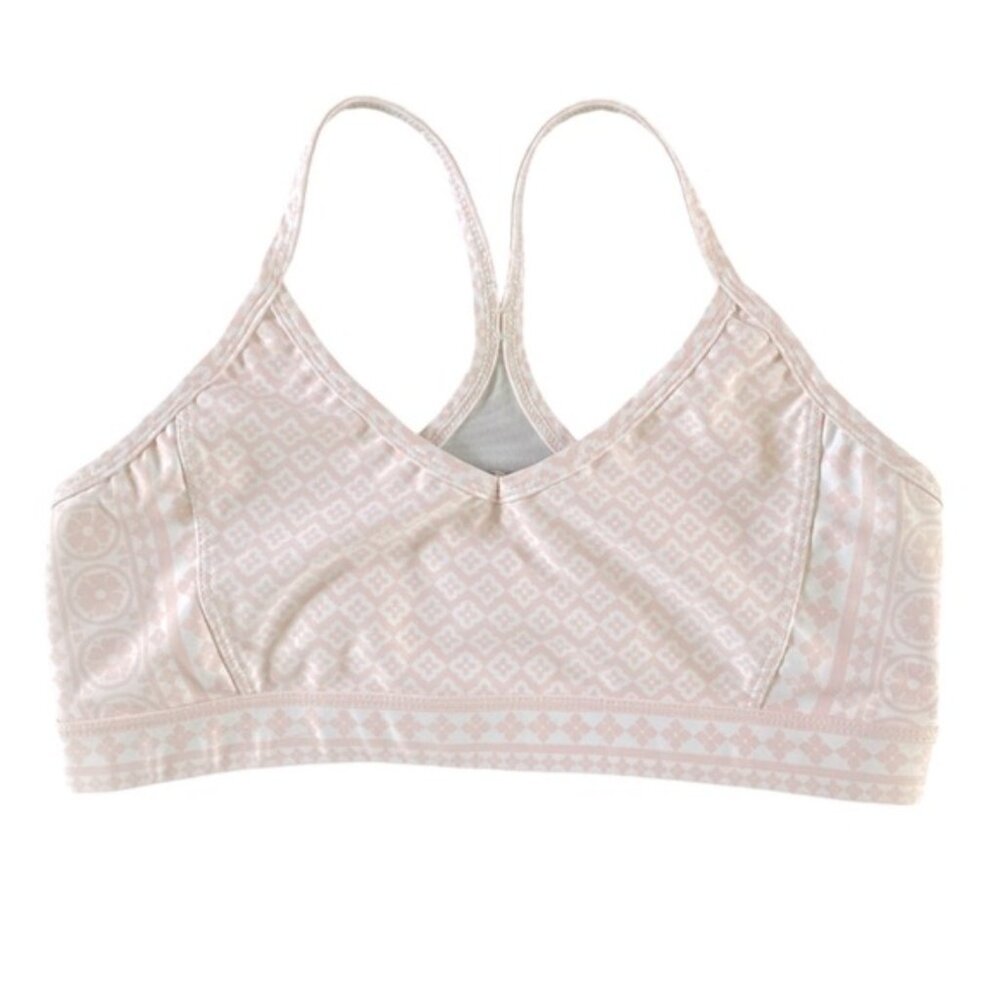 Sarah’s Day x White Fox Active Sports Bra Y Back Pink Floral Size S